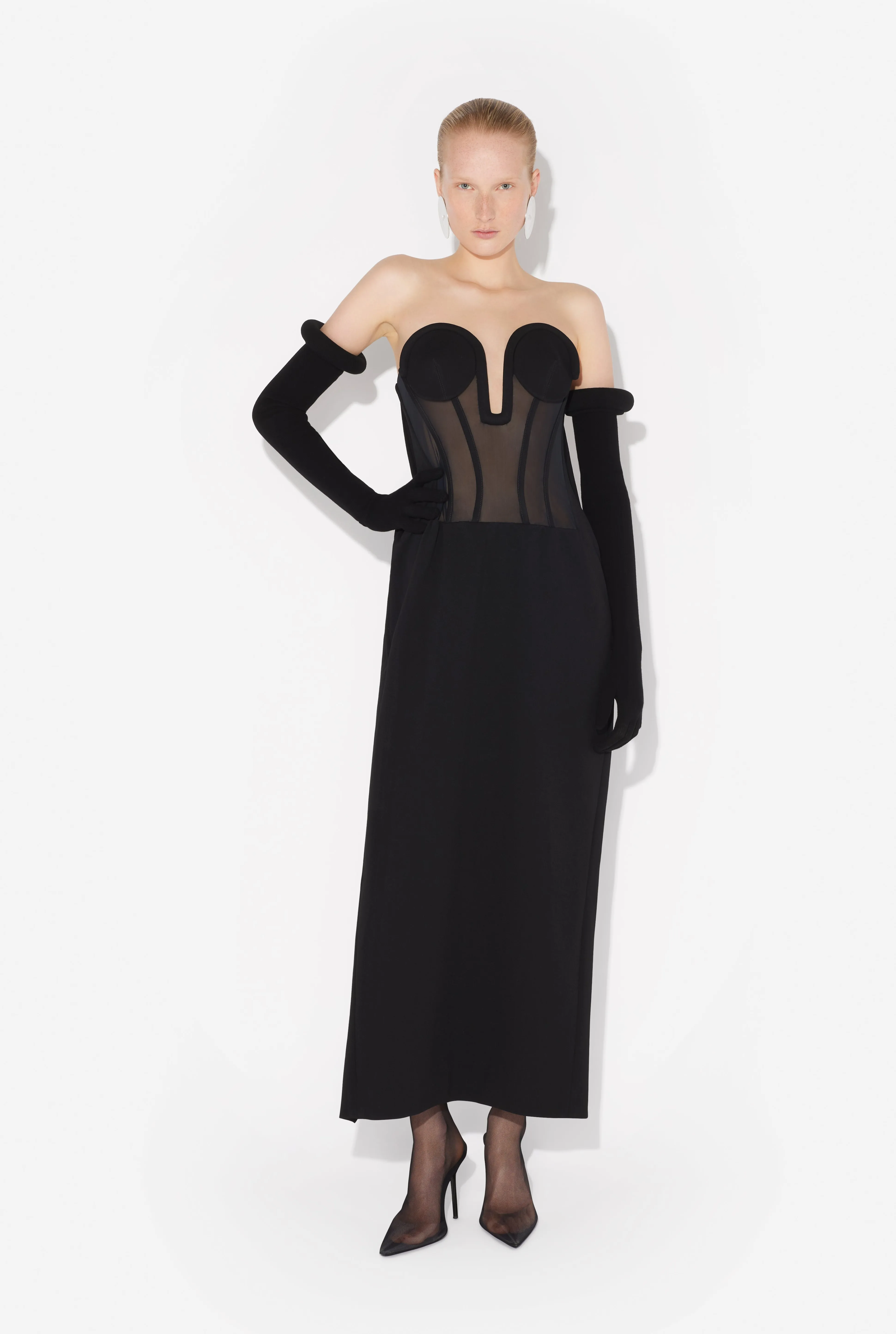 Jean Paul Gaultier The Bi-Material Corset Dress> Dresses And Skirts | Spring 25