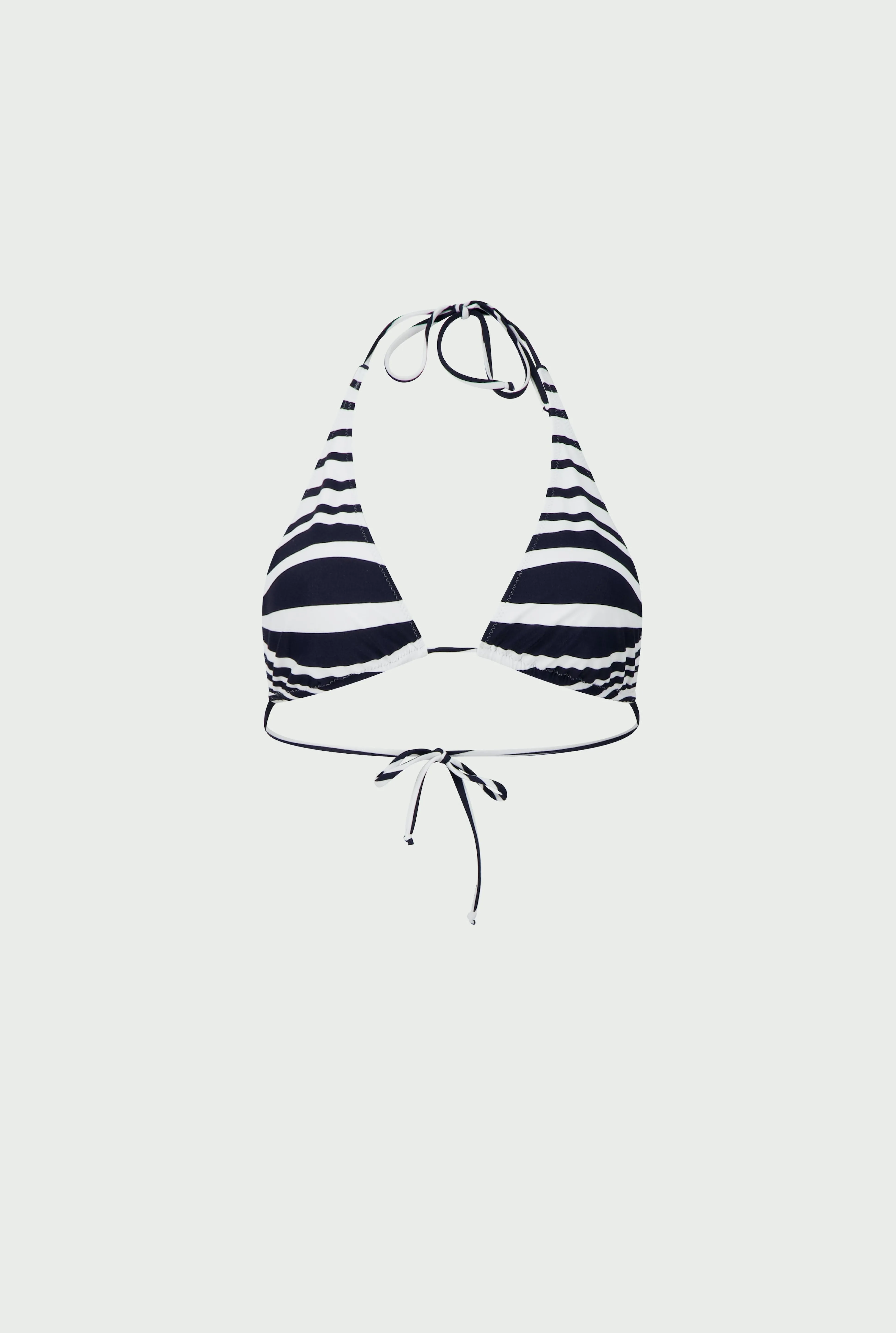 Jean Paul Gaultier The Navy Blue Body Morphing Bikini Top> Iconic Prints