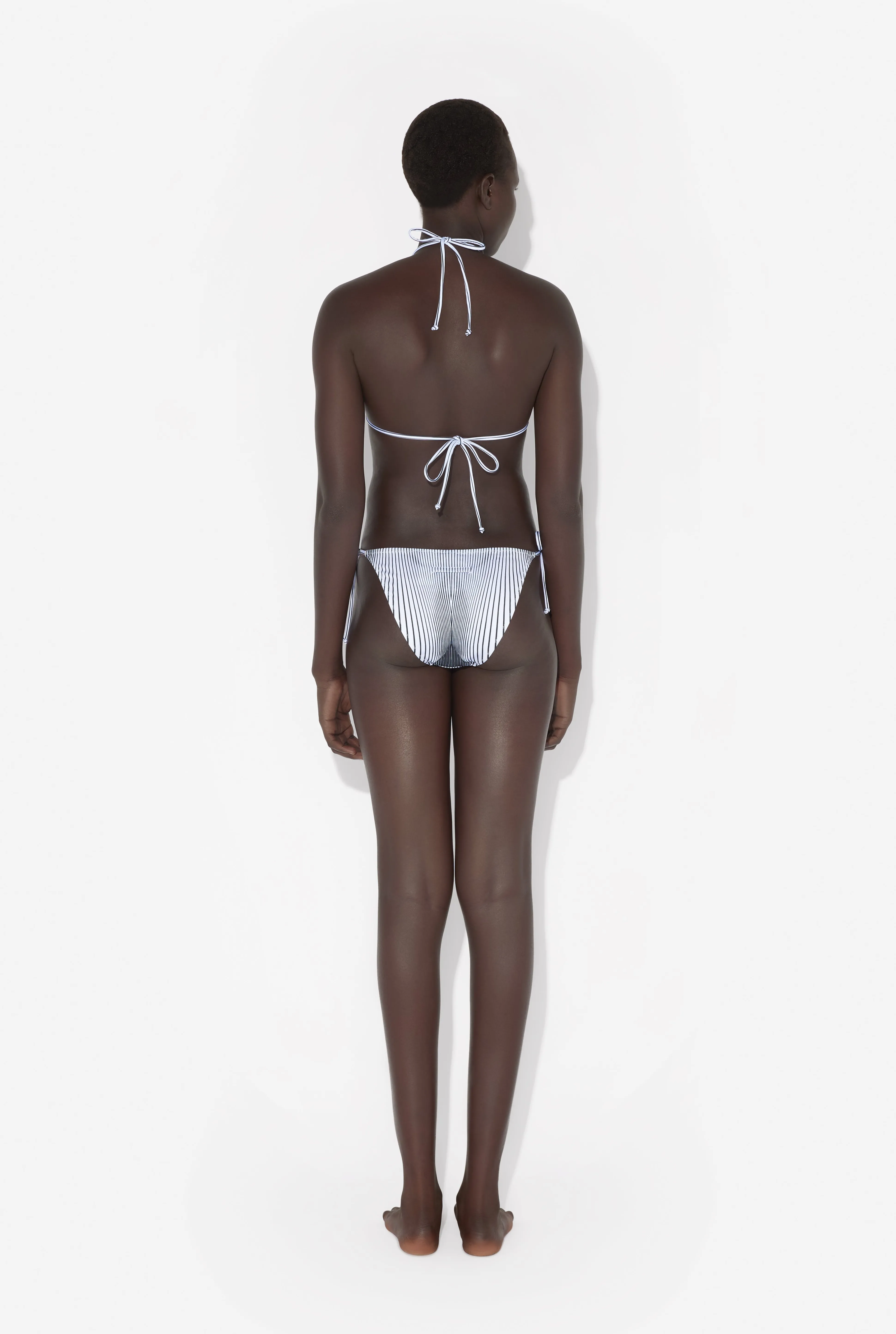 Jean Paul Gaultier The Pinstripe Body Morphing Bikini Bottom> Swimwear | Spring 25