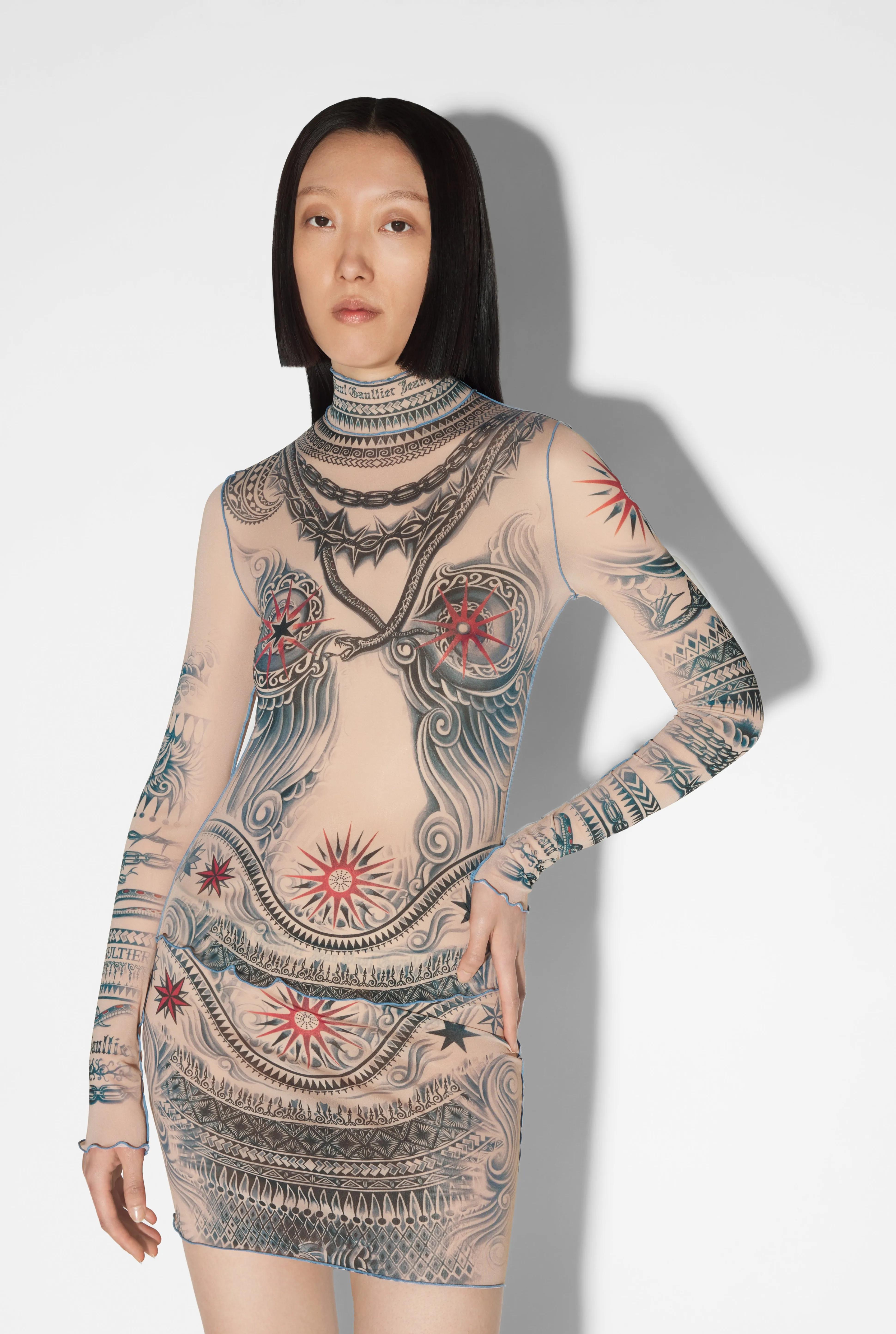Jean Paul Gaultier The Sun Tattoo Top> Iconic Prints
